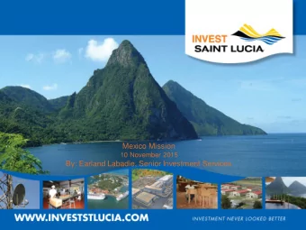 Cover Page  Mexico Mission  10 November 2015  By: Earland Labadie, Senior Investment Services
