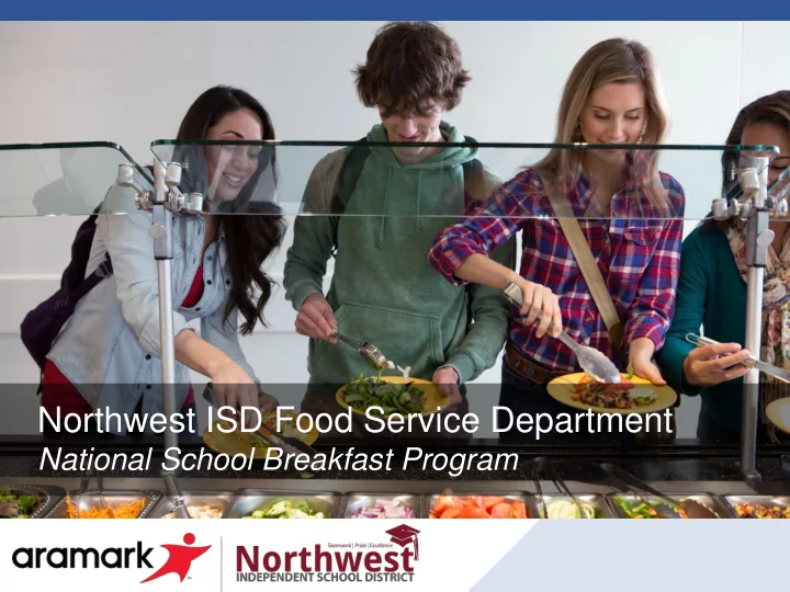 northwest isd food service department