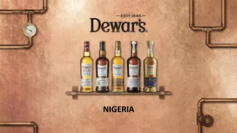 NIGERIA DEWARS CORE RANGE, COVERS ALL ACCOUNTS  -------18 YEAR OLD------  -------------25 YEAR
