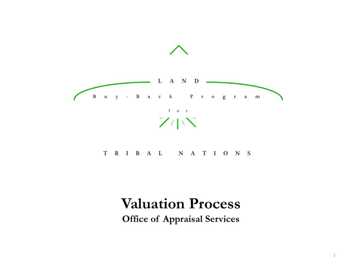 valuation process