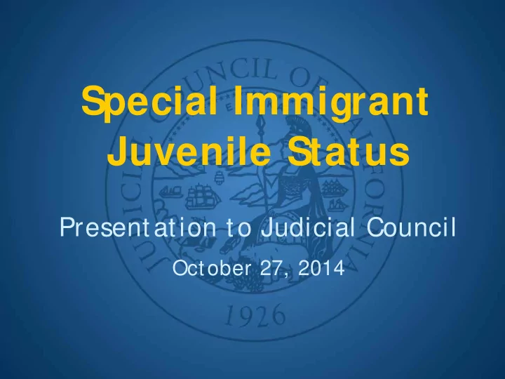 special immigrant juvenile status