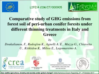 Quo vaditis agriculture, forestry and society under global change? Velk Karlovice (Czech