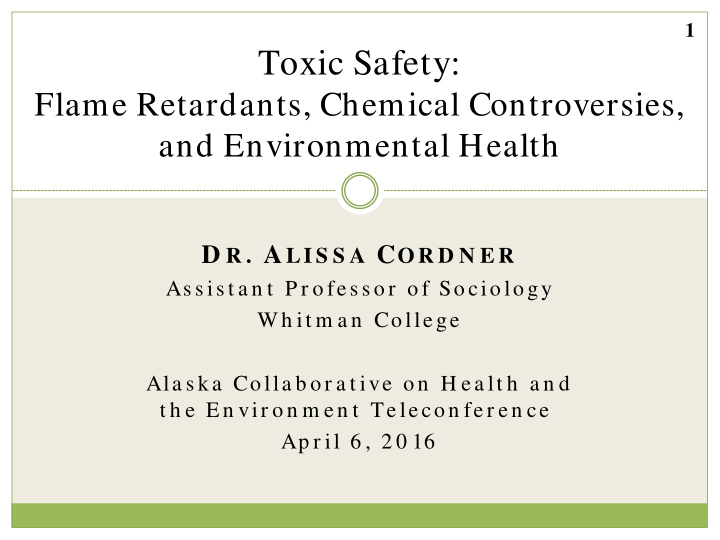 toxic safety