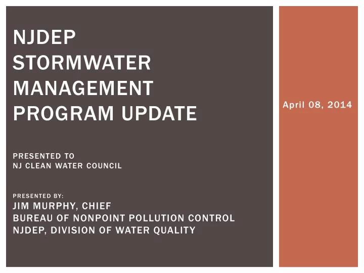 njdep stormwater management
