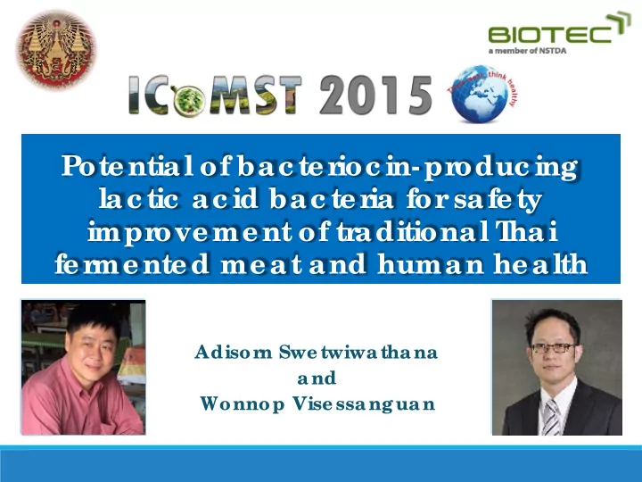 potential of bac ter ioc in pr oduc ing lac tic ac id bac