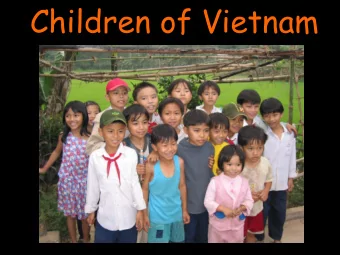 Children of Vietnam  j  Ben &amp; Huong  Founders  Initiatives  Health Care  Nutrition
