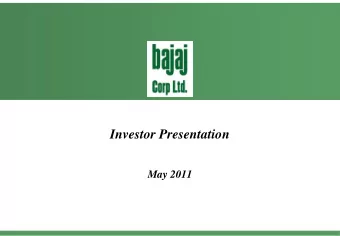Investor Presentation  May 2011  Industry Overview  Industry Size and Structure  FMCG  Rs.116,100
