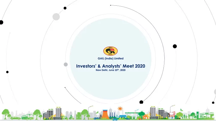 investors analysts meet 2020
