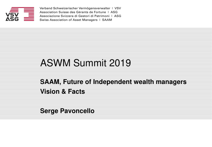 aswm summit 2019