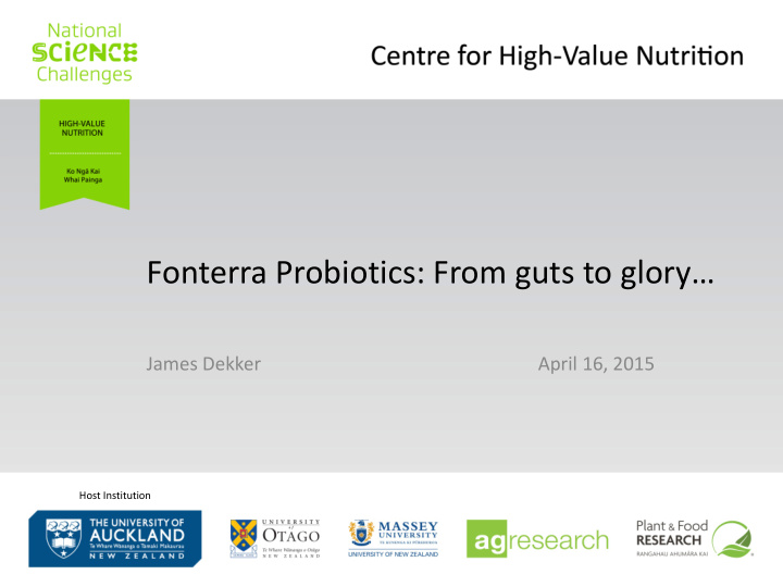 fonterra probiotics from guts to glory
