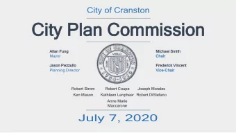 Ci  City  ty Pl  Plan  an Co  Commissio  mission  Allan  an Fung  Michael  hael Smith  th  Mayor