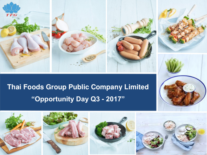 opportunity day q3 2017 table of contents