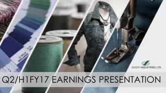 Executive Summary  Overview   Suditi Industries limited(SIL), was incorporated in 1991 as