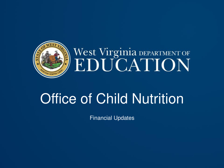 office of child nutrition