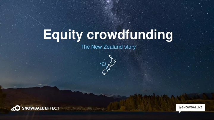 equity crowdfunding