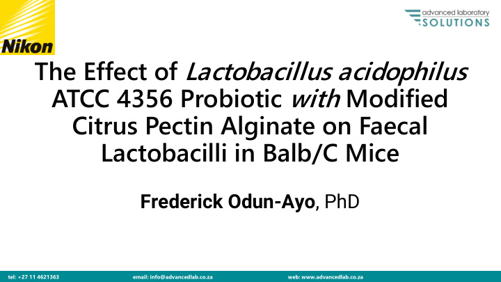 atcc 4356 probiotic with modified