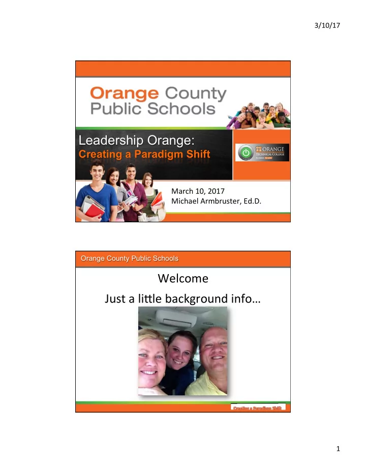 leadership orange