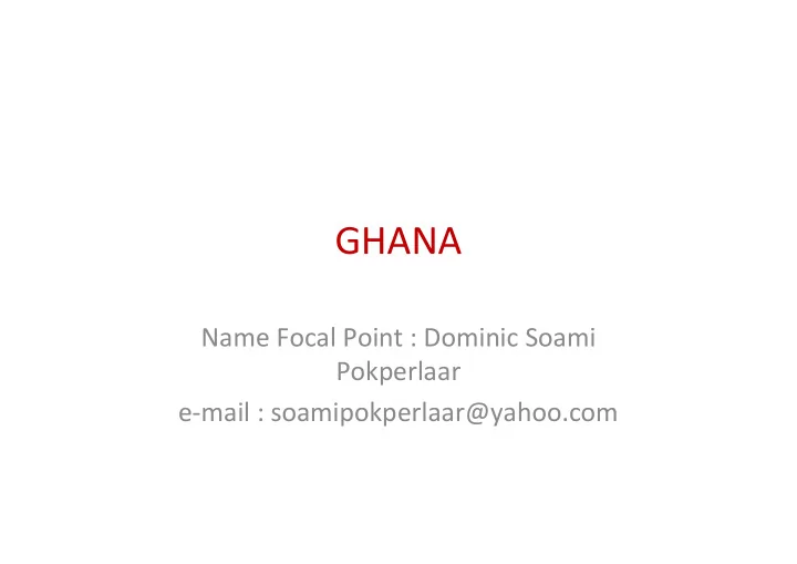 ghana