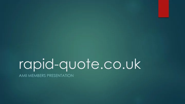 rapid quote co uk