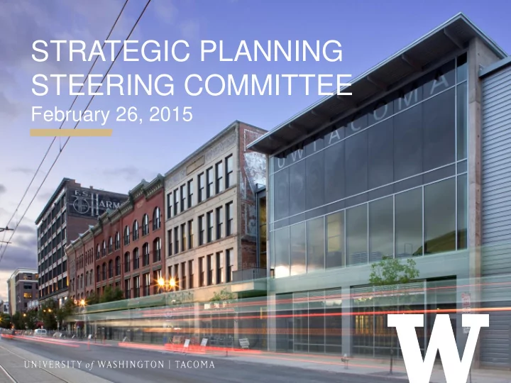 strategic planning