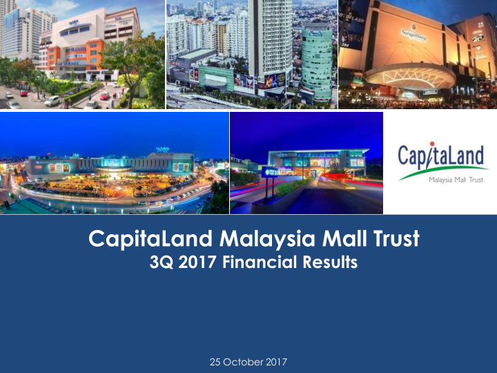 capitaland malaysia mall trust