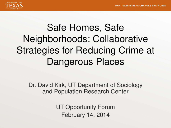 safe homes safe neighborhoods collaborative strategies