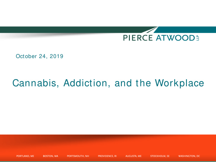 cannabis addiction and the workplace agenda