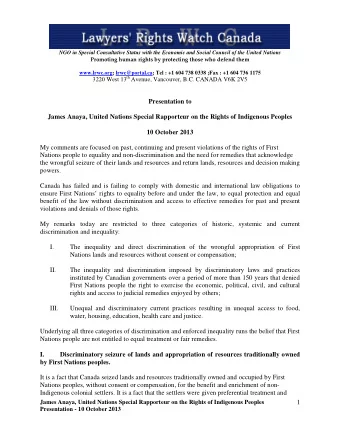 NGO in Special Consultative Status with the Economic and Social Council of the United Nations