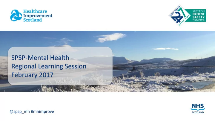 spsp mental health