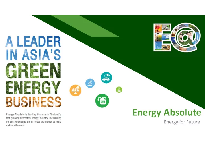 energy absolute