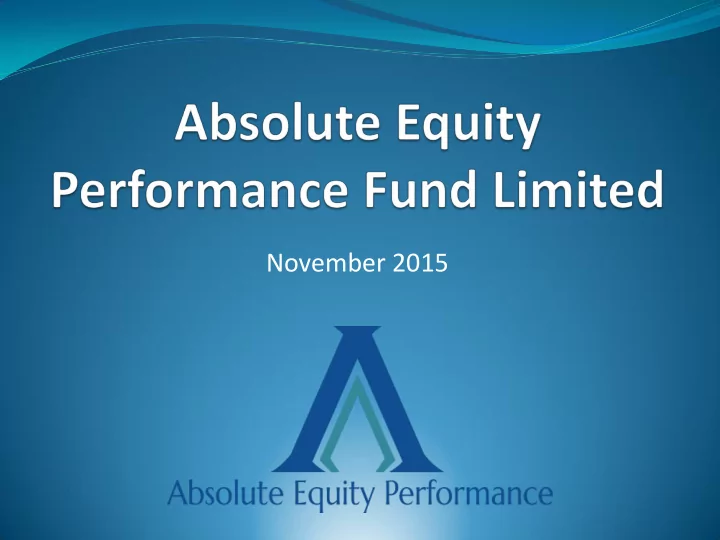 november 2015 disclaimer