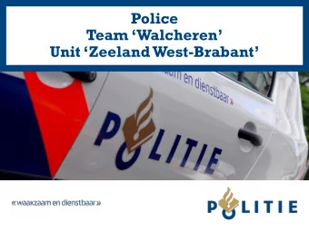 Police  Team Walcheren  Unit Zeeland West-Brabant  Telephone numbers  Emergency call