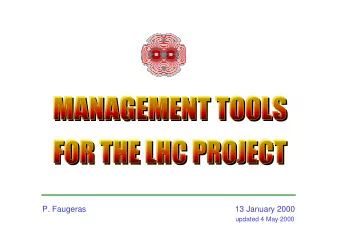 P. Faugeras                                                                   13 January 2000