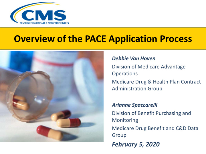 overview of the pace application process