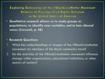 Qualitative research allows us to study groups or populations, to identify new variables, and