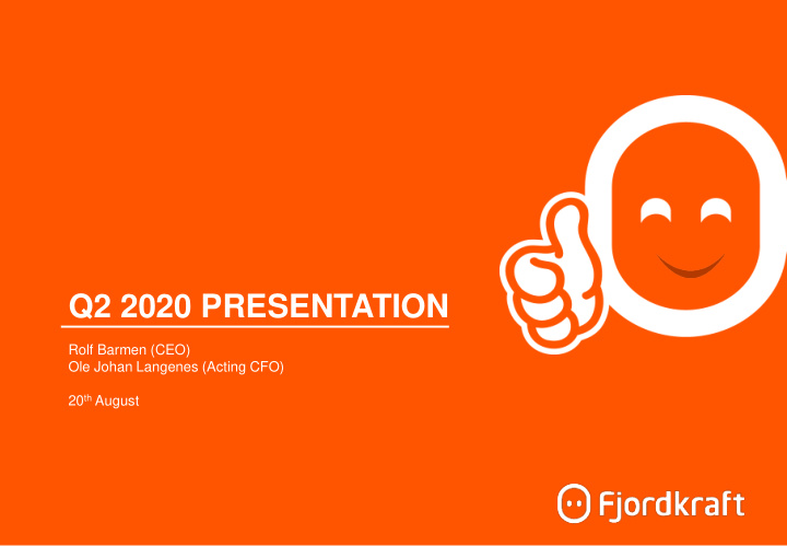 q2 2020 presentation