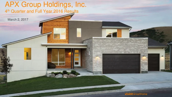 apx group holdings inc