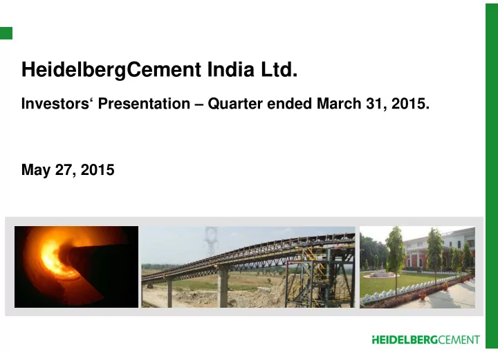 heidelbergcement india ltd