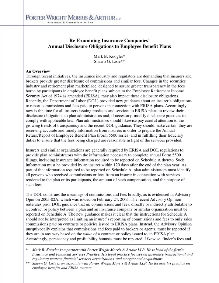 re examining insurance companies