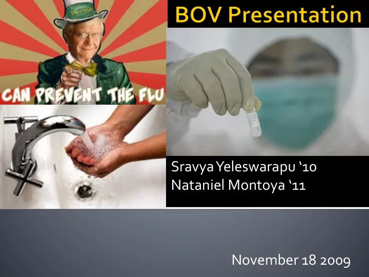 sravyayeleswarapu 10 nataniel montoya 11 november 18 2009
