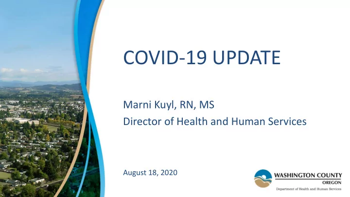 covid 19 update