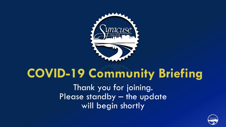 covid 19 community briefing