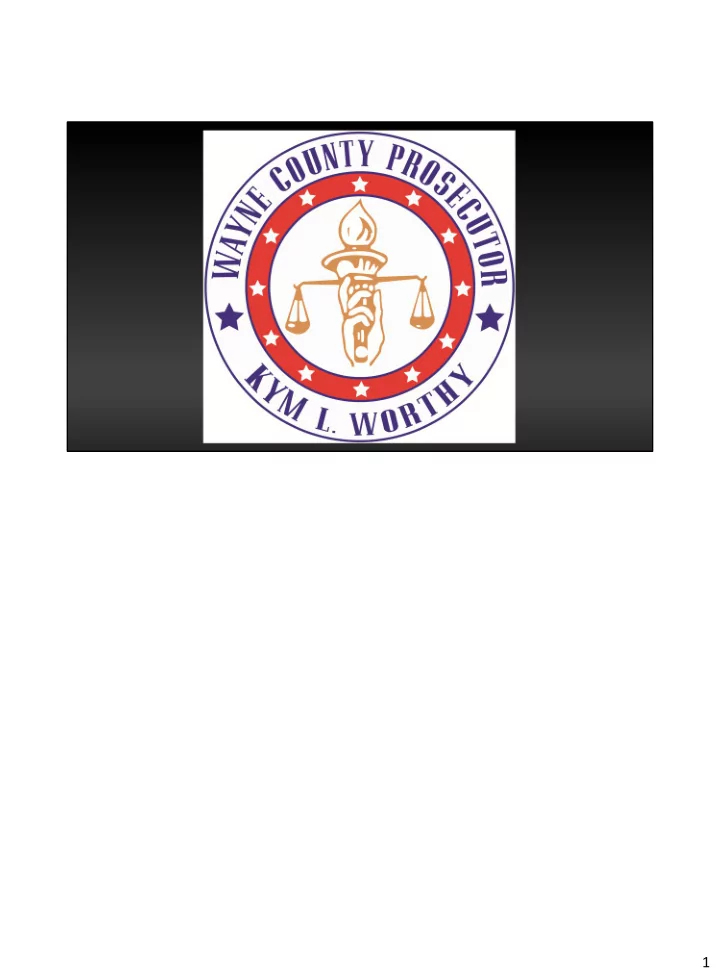 1 as prosecutors we do not try our cases in the media our