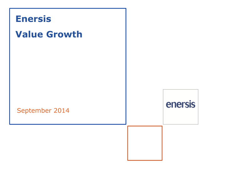 enersis value growth