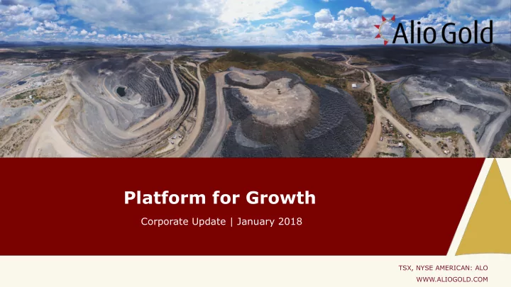platform for growth