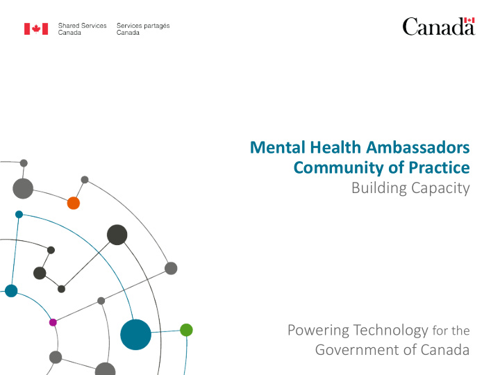 mental health ambassadors community of practice