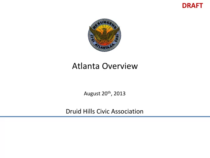 atlanta overview