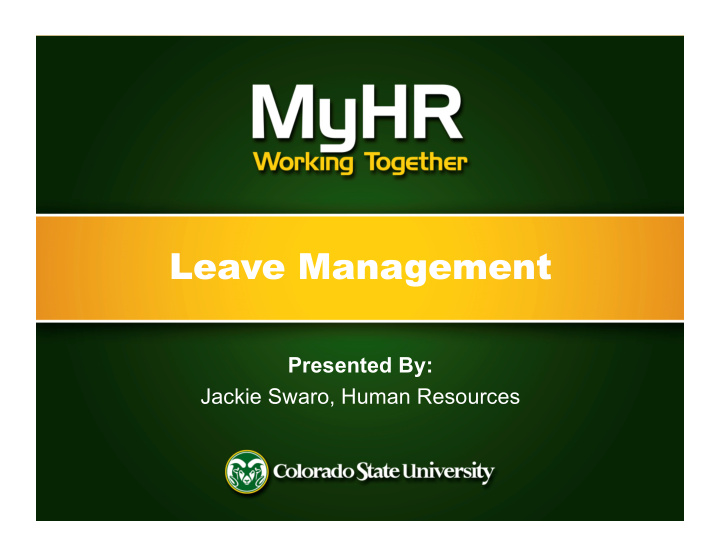 leave management