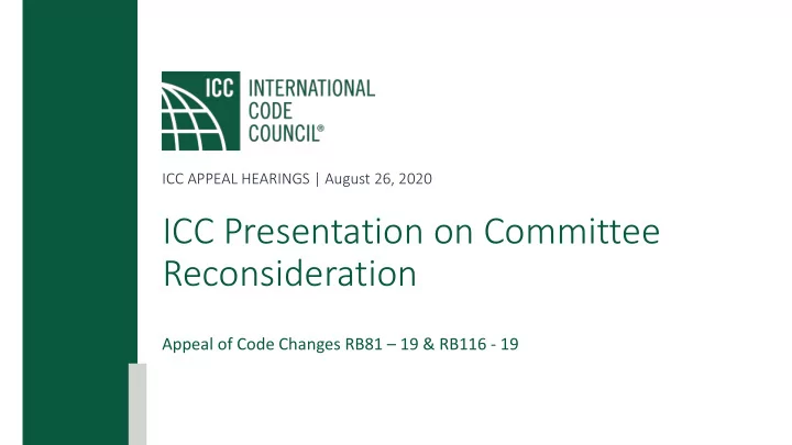 reconsideration