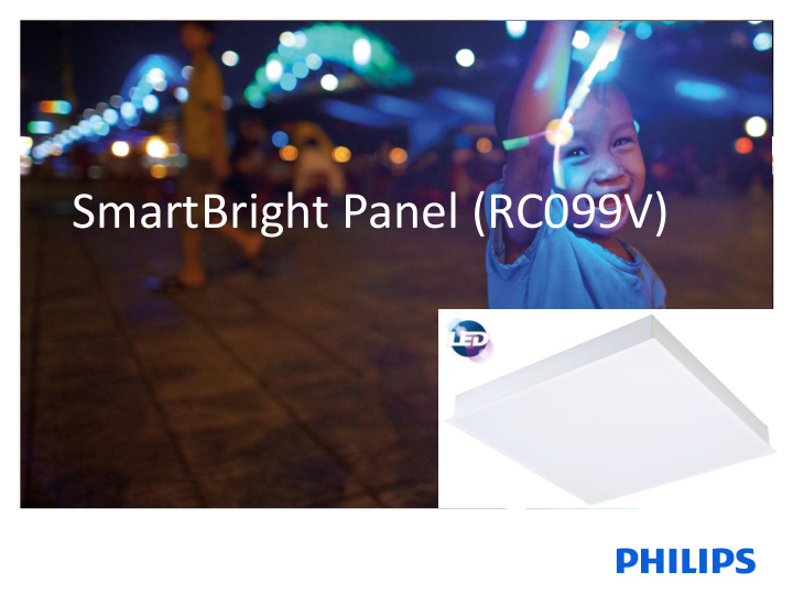 smartbright panel rc099v